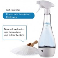 500ML portable USB hypochlorite disinfection water manufacturing machine, clean air spray household cleaning tool