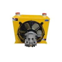 Quality chinese products standard 203-03-67130 excavator hydraulic air oil cooler