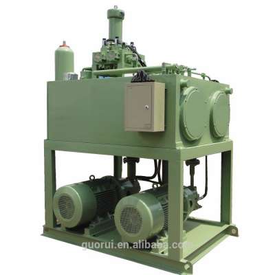 hydraulic power station for veneer reeling machine